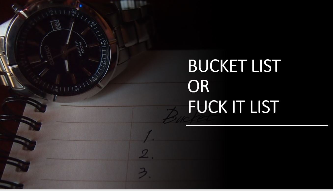 Bucket list of fuck it list - company optimizer