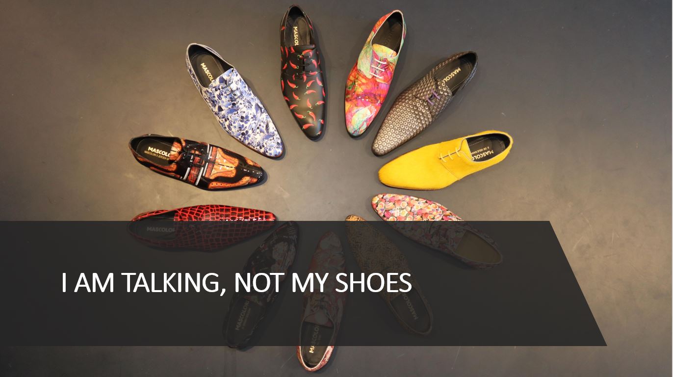 I AM TALKING NOT MY SHOES - company optimizer