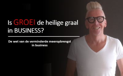 Is groei de heilige graag in business?