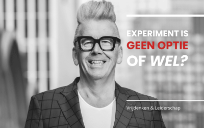 Experiment is geen optie